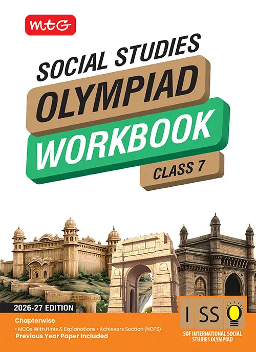 Class 7 International Social Studies Olympiad (ISSO) Workbook for 2026-27 Exam, Publisher: MTG Learning Media Pvt Ltd