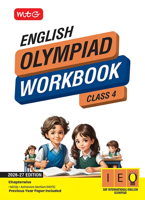 Class 4 International English Olympiad (IEO) Workbook For 2026-27 Exam, Publisher: MTG Learning Media Pvt Ltd