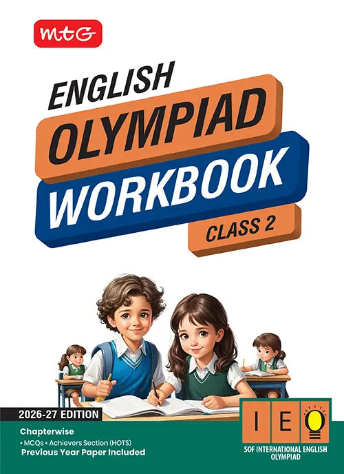 Class 2 International English Olympiad (IEO) Workbook For 2026-27 Exam, Publisher: MTG Learning Media Pvt Ltd
