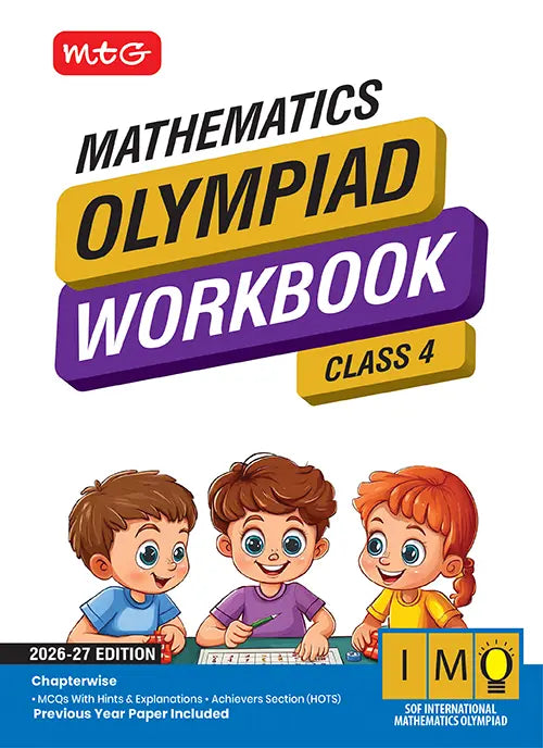 Class 4 International Mathematics Olympiad (IMO) Workbook for 2026-27 Exam, Publisher: MTG Learning Media Pvt Ltd