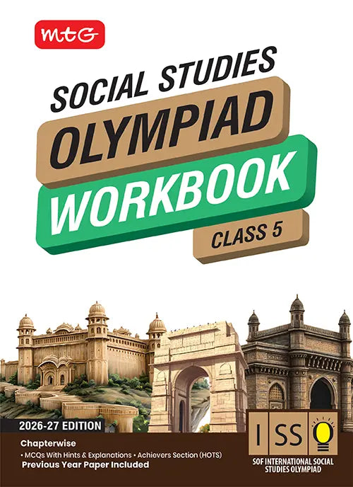Class 5 International Social Studies Olympiad (ISSO) Workbook for 2026-27 Exam, Publisher: MTG Learning Media Pvt Ltd