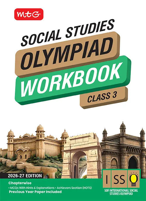 Class 3 International Social Studies Olympiad (ISSO) Workbook for 2026-27 Exam, Publisher: MTG Learning Media Pvt Ltd