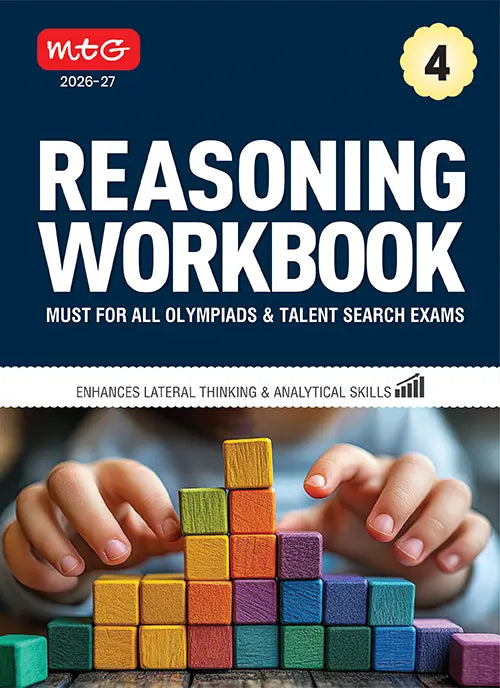 Class 4 Reasoning Workbook For All Olympiad and Talent Search Exam 2026-27, Publisher: MTG Learning Media Pvt Ltd