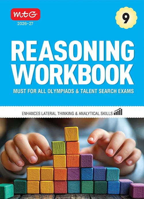 Class 9 Reasoning Workbook For All Olympiad and Talent Search Exam 2026-27, Publisher: MTG Learning Media Pvt Ltd
