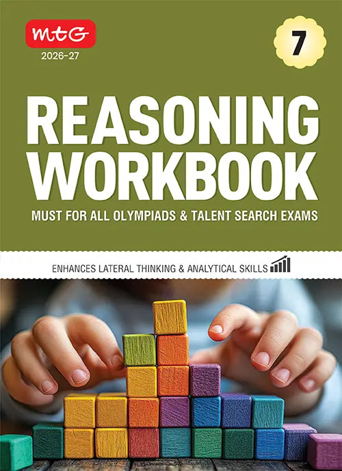 Class 7 Reasoning Workbook For All Olympiad and Talent Search Exam 2026-27, Publisher: MTG Learning Media Pvt Ltd