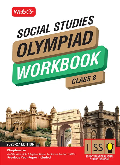 Class 8 International Social Studies Olympiad (ISSO) Workbook for 2026-27 Exam, Publisher: MTG Learning Media Pvt Ltd