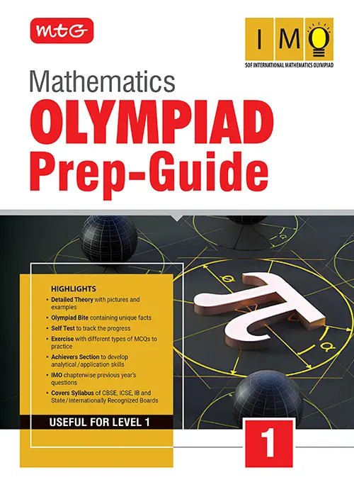 Class 1 Olympiad Prep-Guide (OPG) Mathematics (IMO) – Detailed Theory, Self Test For SOF 2026-27 Exam,Publisher: MTG Learning Media Pvt Ltd