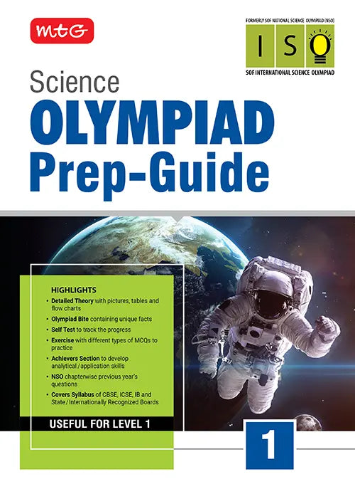 Class 1 Olympiad Prep-Guide (OPG) Science (ISO) – Detailed Theory, Self Test For SOF 2026-27 Exam,Publisher: MTG Learning Media Pvt Ltd
