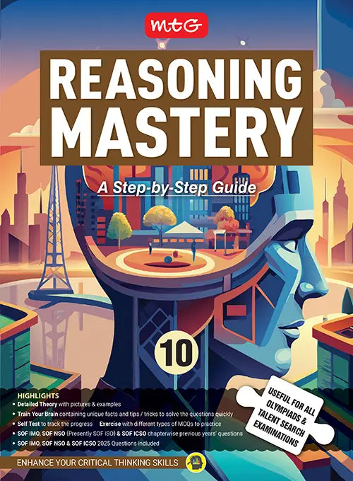 Class-10 Reasoning Mastery Step-by-Step Guide For 2026-27 Exam, Publisher: MTG Learning Media Pvt Ltd