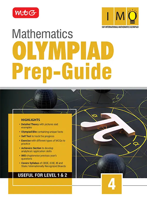 Class 4 Olympiad Prep-Guide (OPG) Mathematics (IMO) – Detailed Theory, Self Test For SOF 2026-27 Exam,