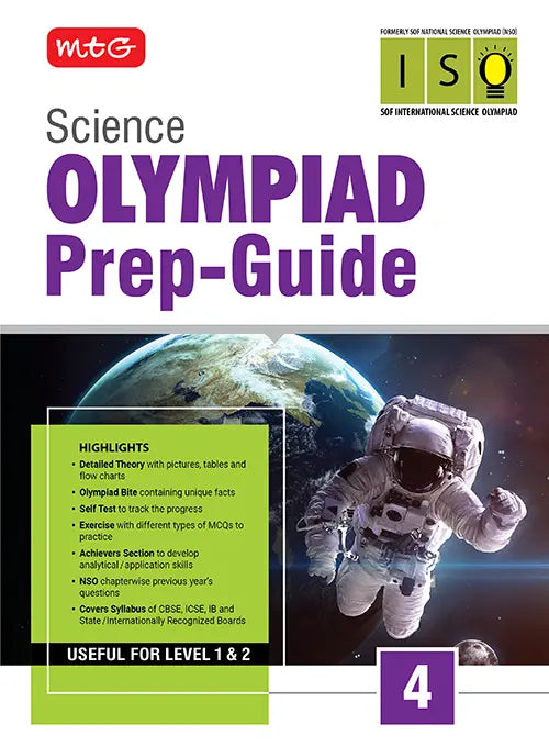 Class 4 Olympiad Prep-Guide (OPG) Science (ISO) – Detailed Theory, Self Test For SOF 2026-27 Exam, Publisher: MTG Learning Media Pvt Ltd