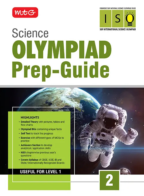 Class 2 Olympiad Prep-Guide (OPG) Science (ISO) – Detailed Theory, Self Test For SOF 2026-27 Exam, Publisher: MTG Learning Media Pvt Ltd