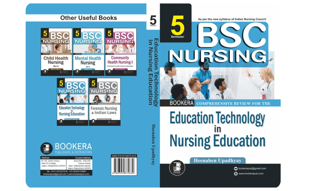 BP(QRS)-Education Technology in Nursing Education (E) Author: Heenaben Upadhyay ,  Publisher : Bookera Publishers & Distributors