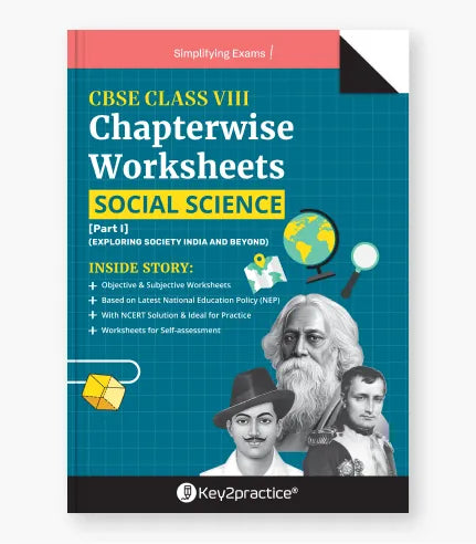 Social Science Chapterwise Worksheets CBSE Class 8 Exam 2027 By Oswal Publishers