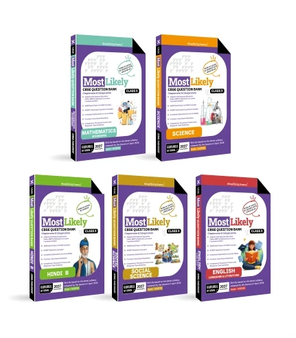 Most Likely CBSE Question Bank Class 10 Bundles (Set of 5) Maths, Science, English, Hindi-B & Social Science for Exam 2027 By Oswal Publishers