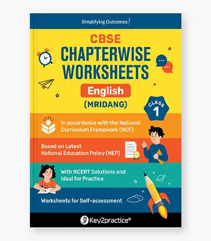 English (Mridang) Chapterwise Worksheets CBSE Class 1 By Oswal Publishers