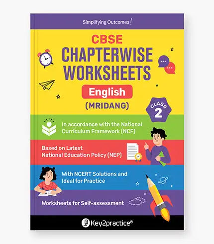 English (Mridang) Chapterwise Worksheets CBSE Class 2 By Oswal Publishers