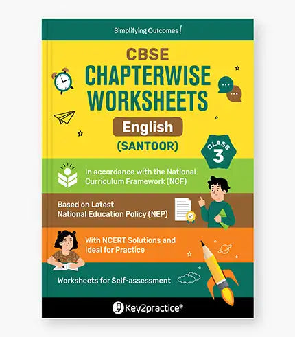 English (Santoor) Chapterwise Worksheets CBSE Class 3 By Oswal Publishers
