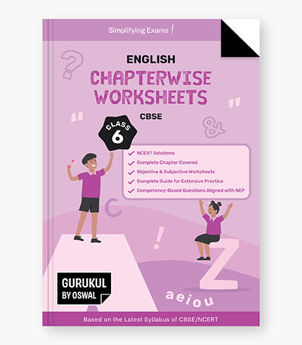 English (Poorvi) Chapterwise Worksheets CBSE Class 6 Exam 2027 By Oswal Publishers