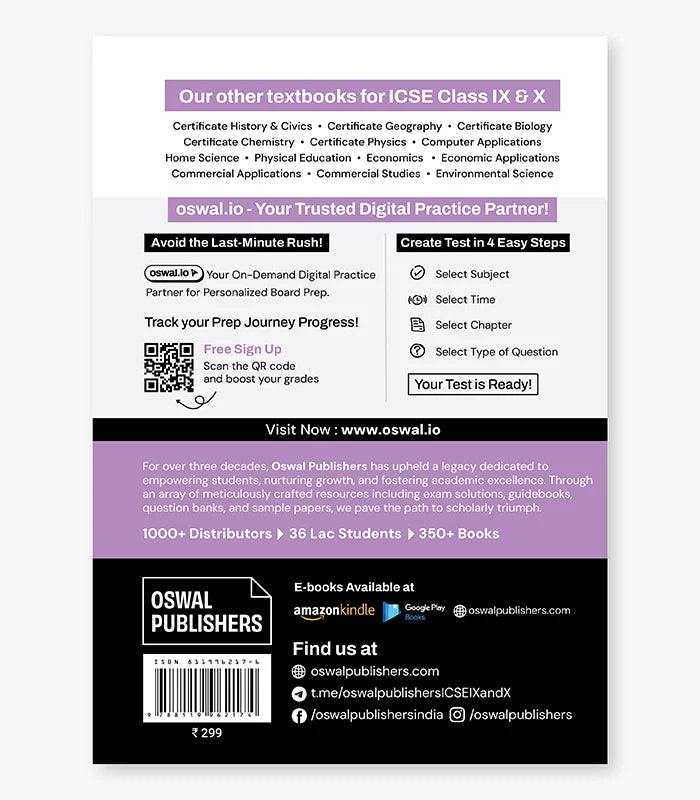 Commercial Applications Textbook ICSE Class 9 By Oswal Publishers