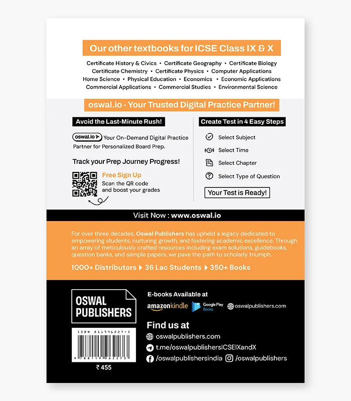 Commercial Studies Textbook ICSE Class 9 By Oswal Publishers