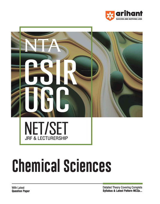 NTA CSIR UGC NET/SET/JRF & Lectureship 2025 - Study Guide Chemical Sciences