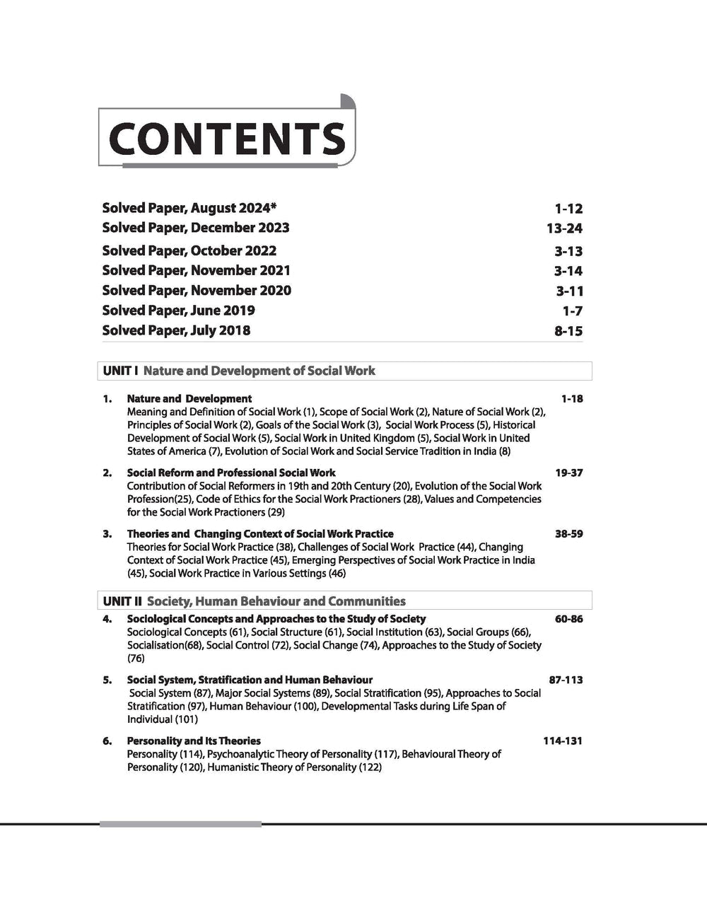 NTA UGC NET /JRF/SET 2025 - Study Guide Social Work - Paper-2