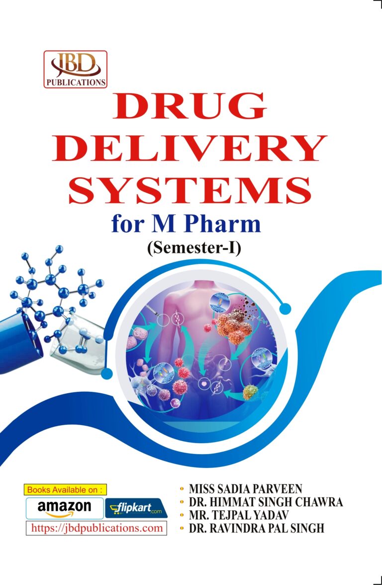 DRUG DELIVERY SYSTEMS for M Pharm (Semester -1 ) BY Miss Sadia Praveen (JBD)
