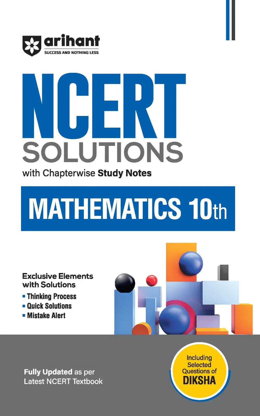 NCERT Solutions Mathematics Class 10th With Chapterwise Study Notes | English Medium, Author: Team Arihant , Publisher: Arihant prakashan