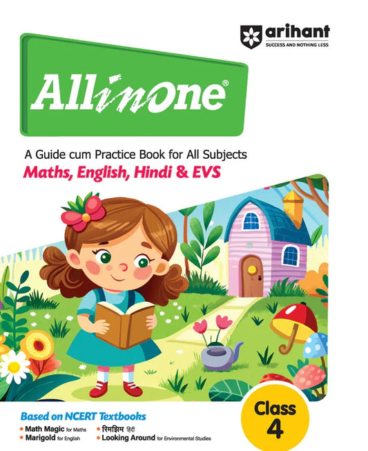 All in One Maths , English , Hindi & EVS Class 4 | A Guide Cum Practice Book for all Subjects, Author: Team Arihant , Publisher: Arihant prakashan