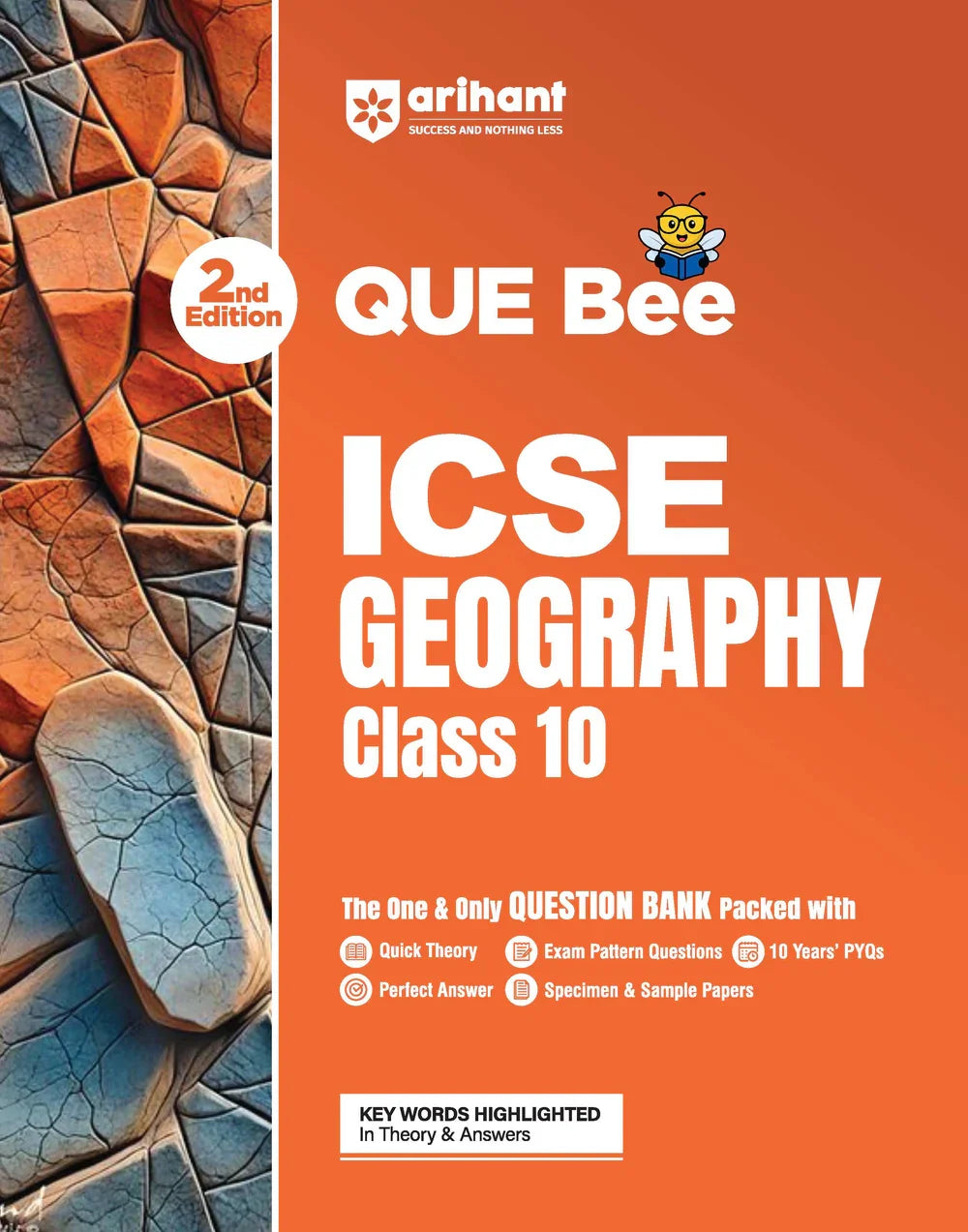 ICSE Geography Class 10 Exam | Quick Theory, Exam Pattern Questions & Sample Papers | As per Latest ICSE Syllabus | Que Bee 2nd Edition,  Author: Team Arihant , Publisher: Arihant prakashan