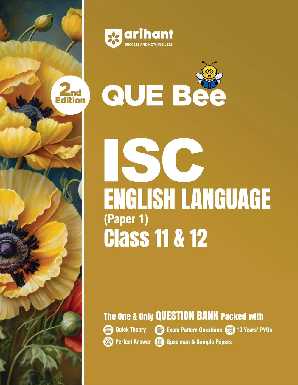 ISC English Language (Part 1) Class 11 & 12 Exam | Quick Theory, Exam Pattern Questions & Sample Papers | As per Latest ICSE Syllabus | Que Bee 2nd Edition,  Author: Team Arihant , Publisher: Arihant prakashan
