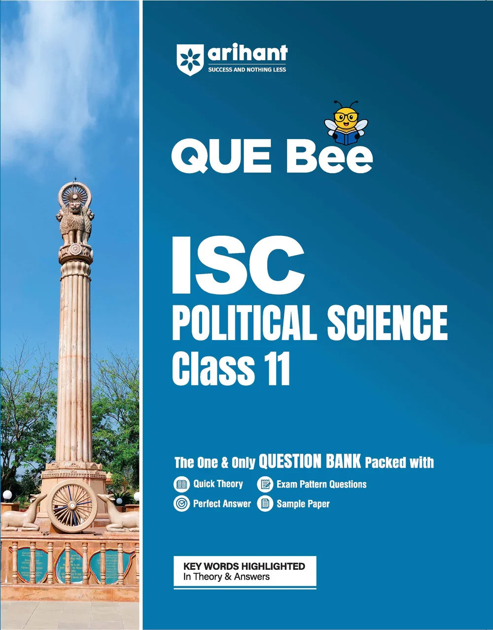 ISC Political Science Class 11 Exam | Quick Theory, Exam Pattern Questions & Sample Papers | As per Latest ICSE Syllabus |,  Author: Team Arihant , Publisher: Arihant prakashan