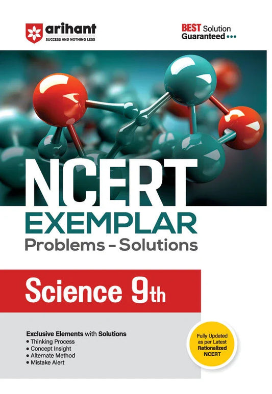 NCERT EXEMPLAR Problems - Solutions Science 9th 2025-26, Author: Team Arihant , Publisher: Arihant prakashan