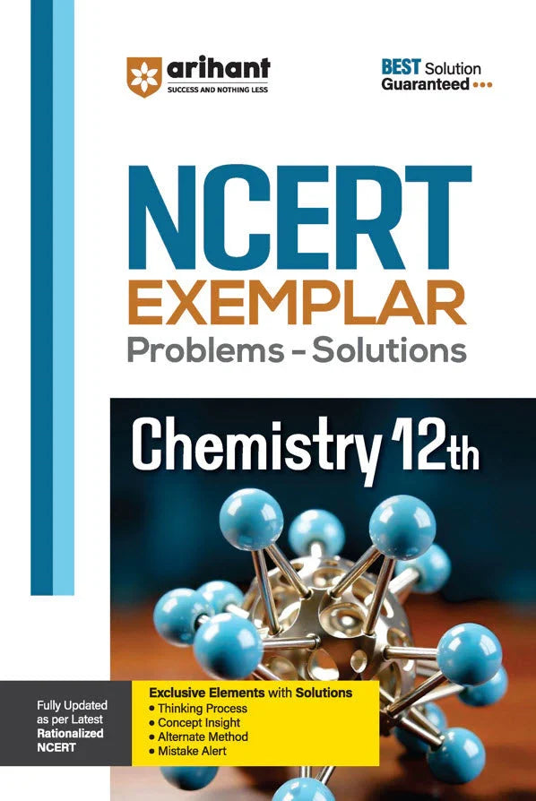 NCERT Exemplar 2025 Problems-Solutions Chemistry Class 12th, Author: Team Arihant , Publisher: Arihant prakashan
