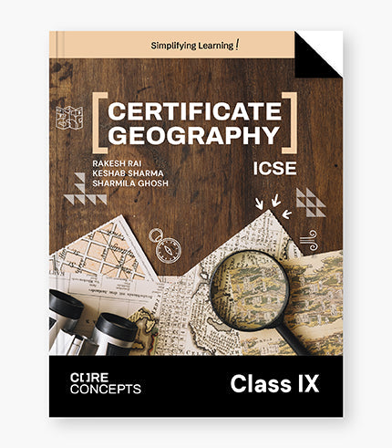 Certificate Geography Textbook for ICSE Class 9 By Oswal Publishers
