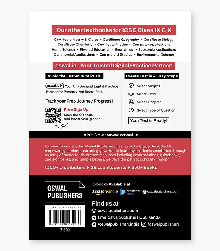 Home Science Textbook ICSE Class 10 By Oswal Publishers