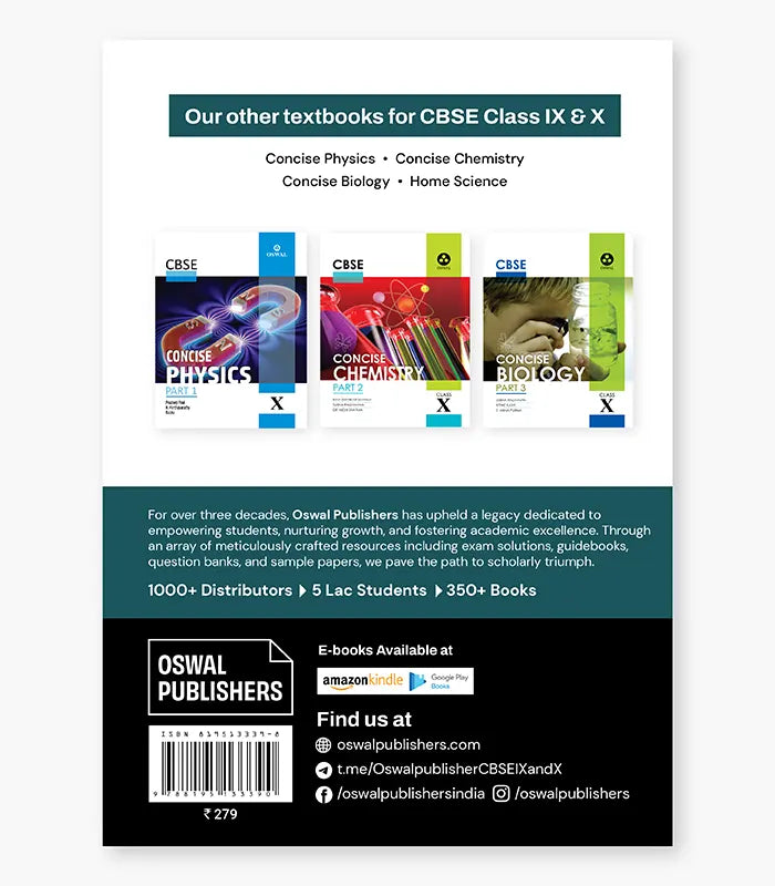 Home Science Textbook CBSE Class 10 By Oswal Publishers