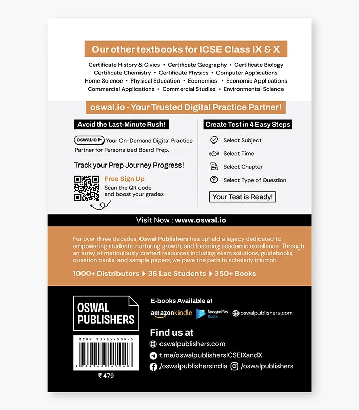 Home Science Textbook ICSE Class 9 By Oswal Publishers