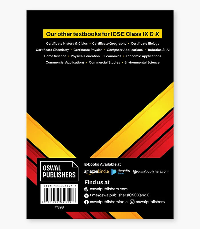 Hindi Complete Course ICSE Class 9 & 10 By Oswal Publishers