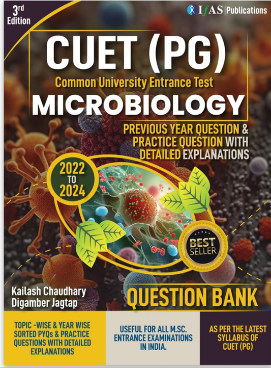 CUET PG Microbiology Entrance Exam Book 2025 |
