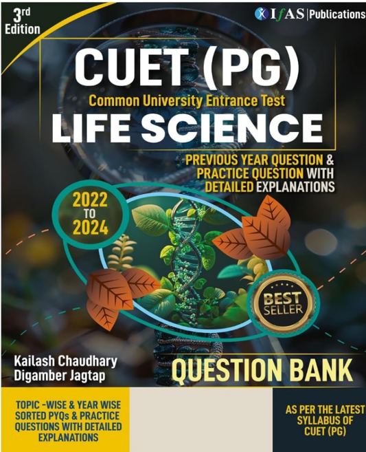 CUET PG Life Science Entrance Exam Book 2025