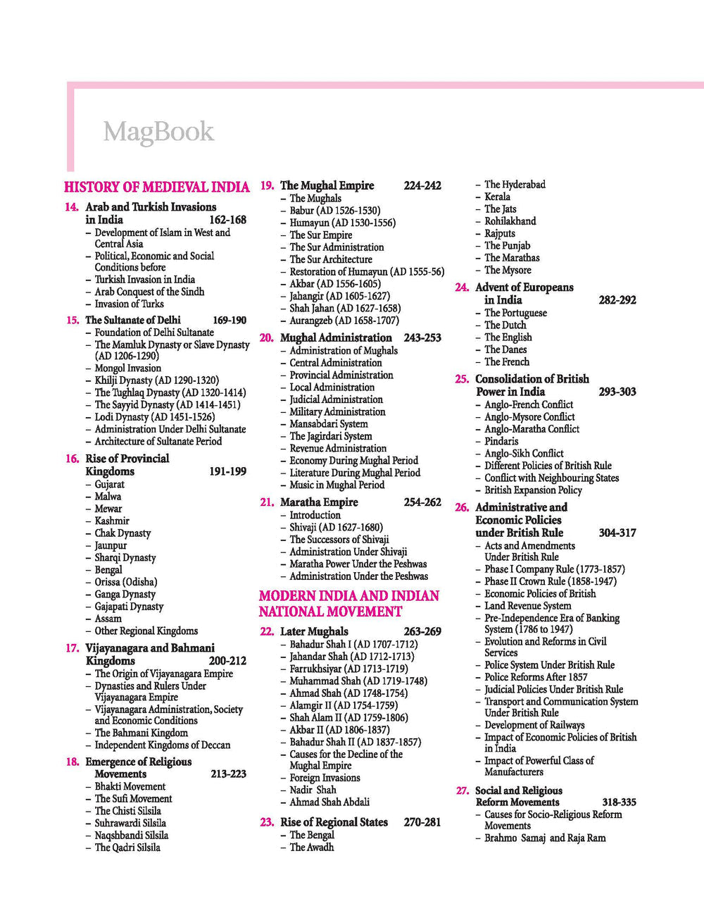 Magbook - Indian History | 2nd Revised Editon | For UPSC , State PCS & Other Competitive Exams | English Medium