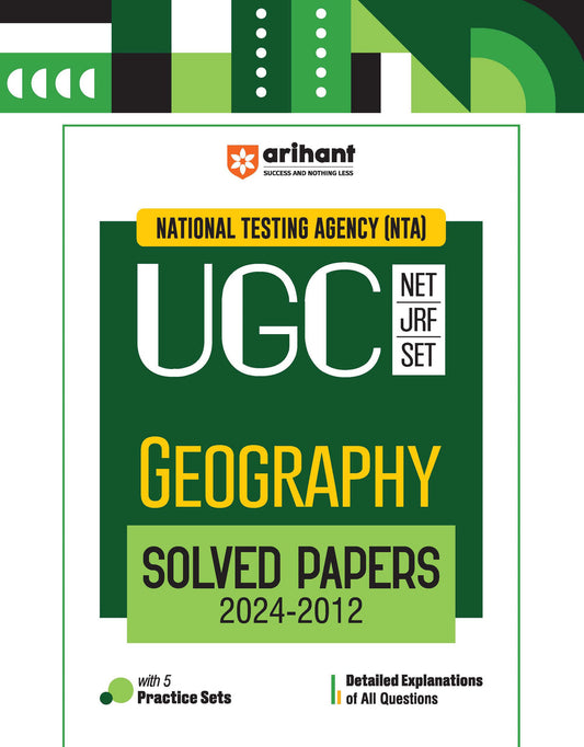 NTA UGC NET /JRF/SET 2025 - Geography Solved Papers (2024-2012)