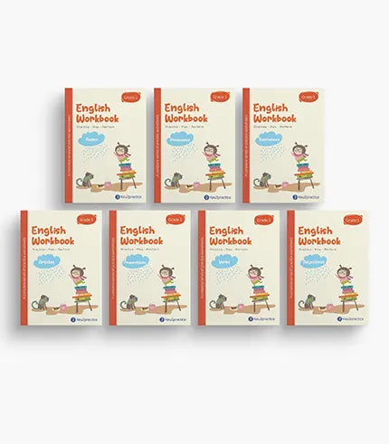 Key2practice Class 1 English Bundle (Set of 7 Workbooks) By Oswal Publishers