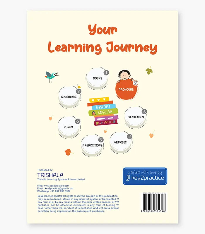 Key2practice Class 1 English Bundle (Set of 7 Workbooks) By Oswal Publishers