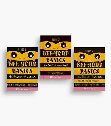 Key2practice Class 3 English (Beeyond Basics) Bundle (Set of 3 Workbooks) By Oswal Publishers