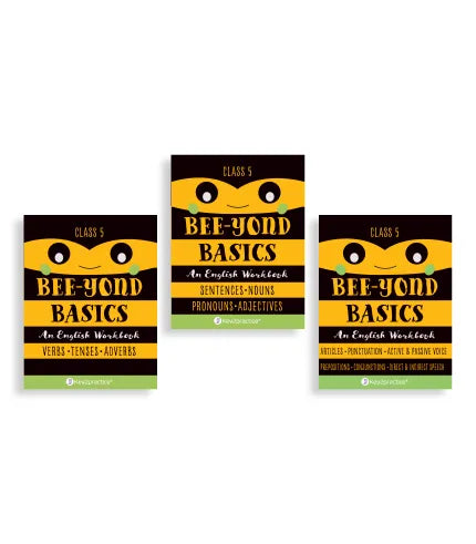 Key2practice Class 5 English (Beeyond Basics) Bundle (Set of 3 Workbooks) By Oswal Publishers