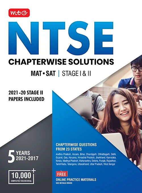 NTSE Chapterwise Solutions, Publisher: MTG Learning Media Pvt Ltd