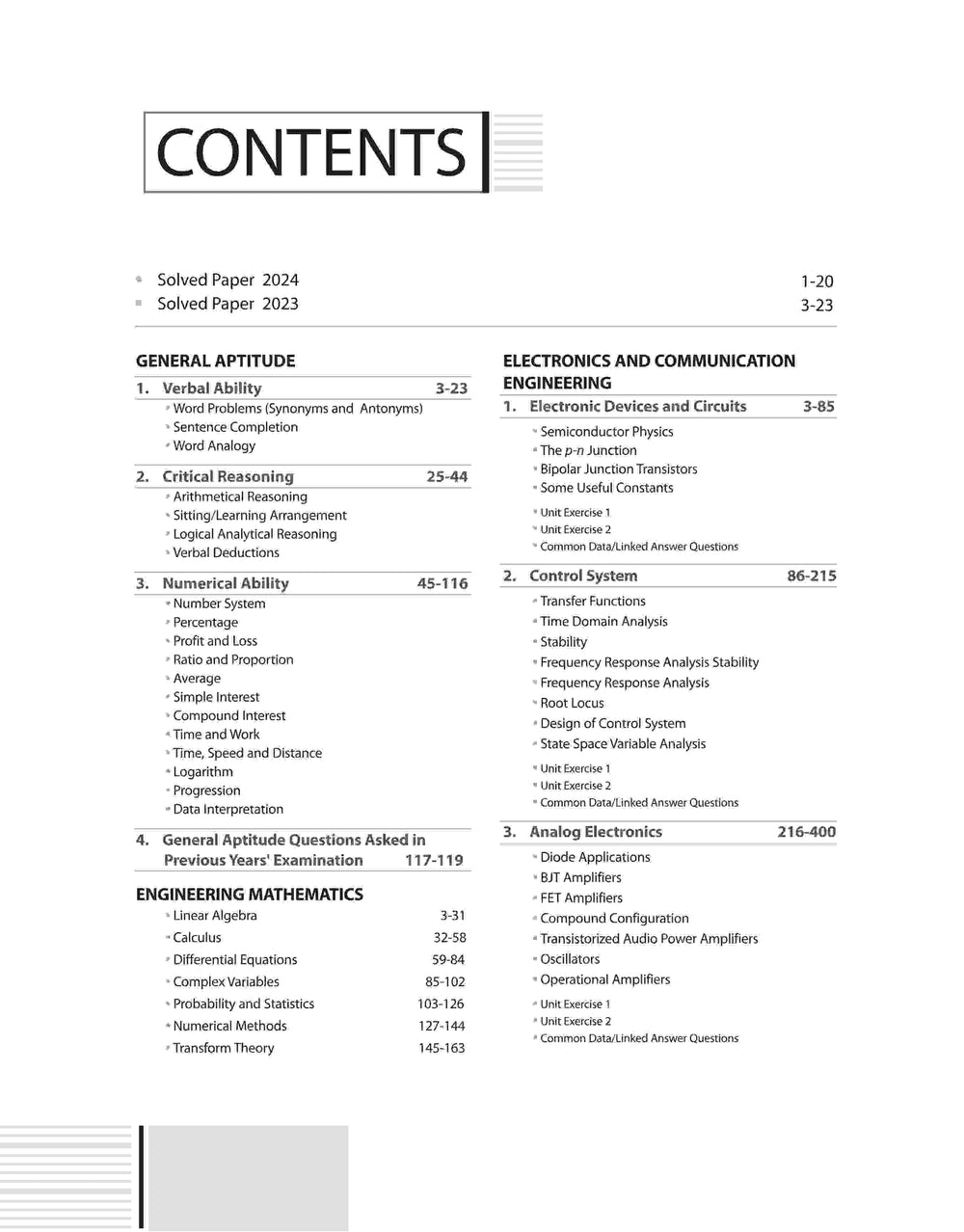 GATE Tutor 2025 Electronics & Communication Engineering | Study Gui